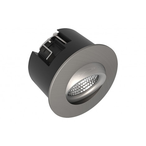 LED Indbygningsspot, 230V, 5,6,8,10W, 3000K, Sort, Hvid, Børstet