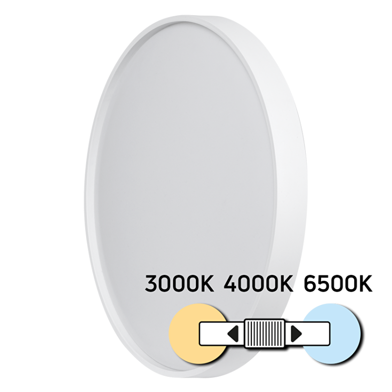 LED CCT loftslampe, hvid,...